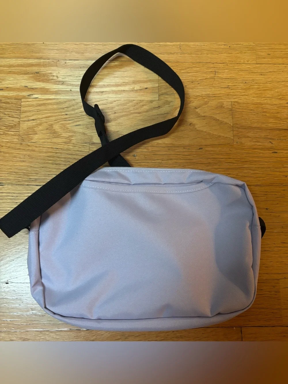 Muji Lavender Preppy Outdoor Gorpcore Crossbody Adjustable Travel Bag Medium